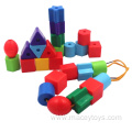 BOX-50 Color Plastic Wood Beads